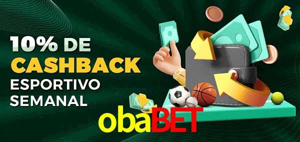 10% de bônus de cashback na obabet